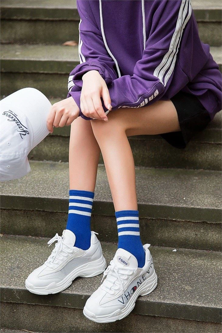 3.5-School Plain Knitting Socks Machine